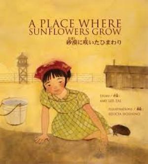 Young girl in an internment camp