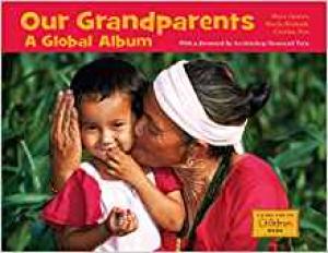 Grandparent holding grandchild