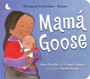 Illustration of woman holding baby