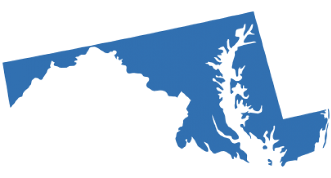 Map of Maryland Map of Maryland