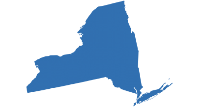 Map of New York Map of New York